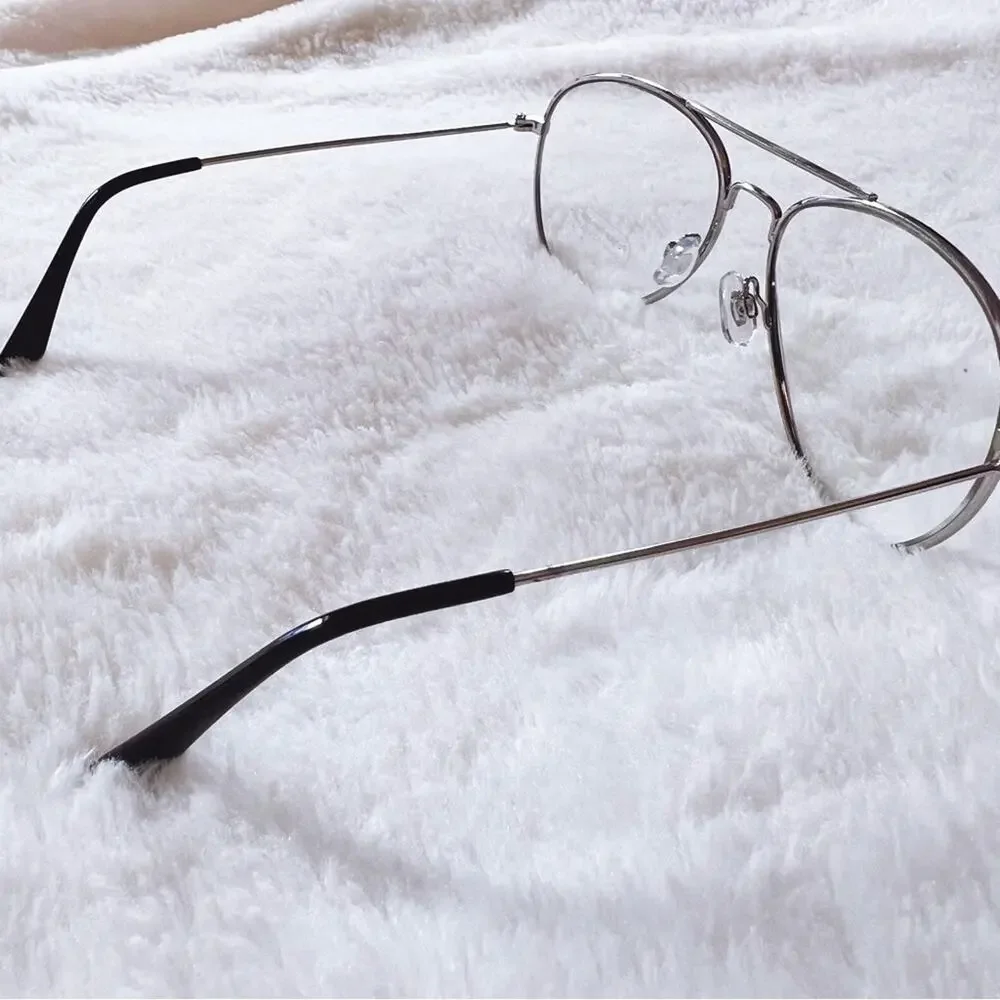 Noelle Silver Blue Light Glasses
